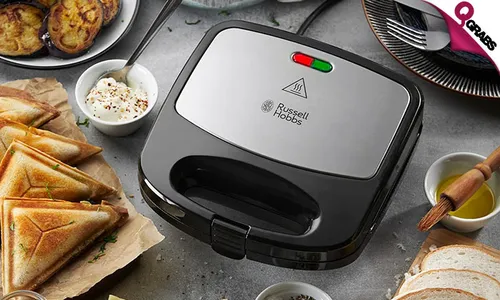 Russell Hobbs 4-Portion Sandwich Maker!
